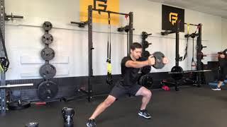 Lateral squat with counterbalance [upl. by Remmos926]