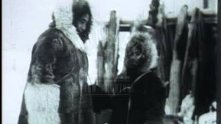 The life of Inuit People 1950s  Film 8032 [upl. by Assirrak]