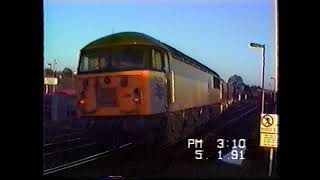 NETWORK SOUTHEAST BASINGSTOKEWOKINGLONDON 5191NEIL HAYTON RAILWAY MEMORIES railway train [upl. by Gustavus]