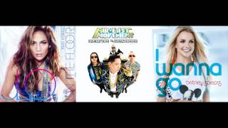 Jennifer Lopez vs Far East Movement vs Britney Spears  I Wanna Go Live My Life On The Floor [upl. by Frants]