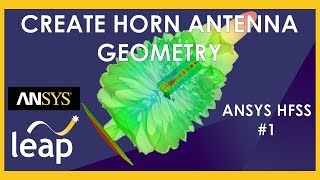 Create Horn Antenna GeometryANSYS HFSS 1 [upl. by Knapp599]