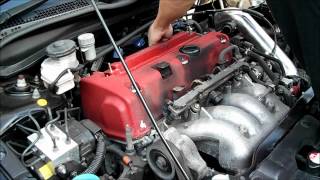 How To Remove Cam Cover Honda Civic Type R EP3 [upl. by Fiann310]