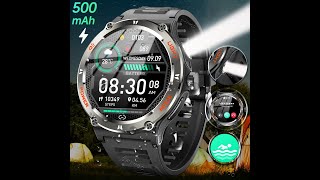 Ultra Powerful Flashlight Smart Watch For Men [upl. by Cromwell661]