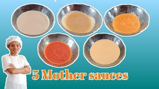 5 Mother sauces • Herbert Bracero [upl. by Hogg]