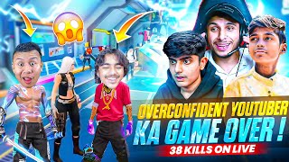 38 Kills Ka Tandav  🤯😈 BIG YOUTUBERS Ne Bola  quot Maaf Kardo Bhai quot 🤣🔥 [upl. by Drugge]