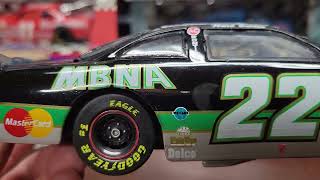 Nascar Diecast review video of Racing Collectables 1996 22 Ward Burtons MBNA car [upl. by Auohc864]