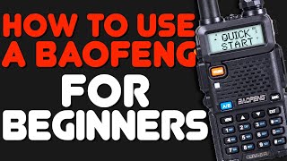 Baofeng UV5R For Beginners  Quick Start Guide amp UV5R Basics Buttons Menus amp Saving A Channel [upl. by Rozanna]