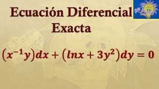 👩‍🏫 ECUACIÓN DIFERENCIAL EXACTA paso a paso  Juliana la Profe [upl. by Diao784]