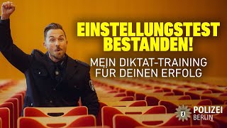 ÜBUNGSDIKTAT der Polizei Berlin für Dein Einstellungsverfahren [upl. by Airyt173]