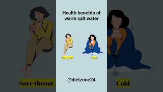 7 Amazing benefits of drinking Salt Water Everyday shorts [upl. by Dirgni]