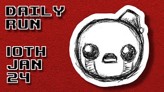 The Binding of Isaac  Daily Run 10th Jan 2024 Rank 38 [upl. by Miche]