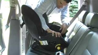 Car Seat Installation Evenflo Triumph Advance Rear Facing [upl. by Sall]