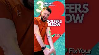 3 Signs you may have Golfers elbow [upl. by Floridia]