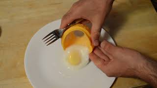 OXO Good Grips Slicone Egg Poachers Review [upl. by Refotsirk]