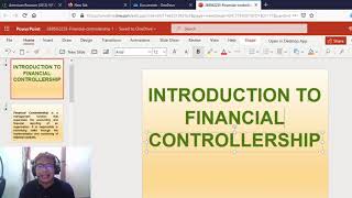 Introduction to Financial Controllership Lesson 1 [upl. by Eenad]