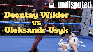 Deontay Wilder vs Oleksandr Usyk Full Fight  6 knockdowns [upl. by Parsons]