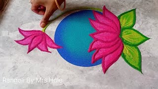 Easy amp Beautiful Rangoli For Laxmipujan Diwali 💐🥳सोपी व सुंदर दिपावली रांगोळी 🌺🤩🪔 [upl. by Feinleib787]