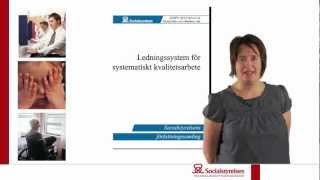 Socialstyrelsens rekommendationer för quotLedningssystem för systematiskt kvalitétsarbetequot [upl. by Trilbi]