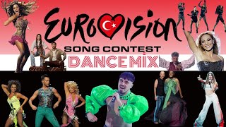 EUROVİSİON SONG CONTEST DANCE MİX esc music eurovisionperformances dancemixsong [upl. by Airal911]