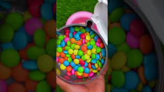 Rainbow ASMR Gum Balls Glossy Mixing Magic [upl. by Suidualc]