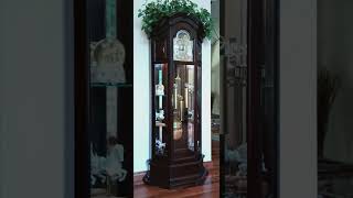 Hentschel grandfather clock chimes 9 [upl. by Anirdnajela]