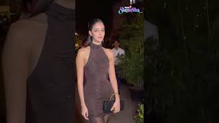 Ananya Pandey Stuns In A Gorgeous Brown Dress With Halter Neck  WATCH  Bollywood  N18S [upl. by Leirud]