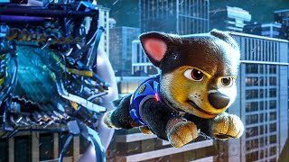 ALL the BEST Scenes with CHASE  Paw Patrol Movies Compilation ⚡ 4K [upl. by Stillmann]