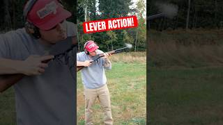 LEVER ACTION SHOTGUN gun shoot shotgun [upl. by Karub]