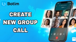 How To Create New Group Call On Botim App [upl. by Anilesor]