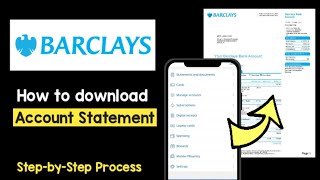 Download Statement Barclays App CSVPDF Format  Enable paperless Statements Option Barclays App [upl. by Clementia101]