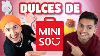 PROBAMOS los DULCES del MINISO 🇯🇵 LOS MÁS LOCOS 😂  AGENTES DEMENTES [upl. by Hameean255]