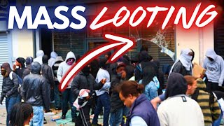 MASS LOOTING Philadelphia amp Chicago PROTESTS Trump Win LIVE [upl. by Aivatnuhs]