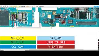 Samsung smM625 charging data Borneo schematic diagram ways [upl. by Lancelle]