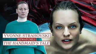 Yvonne Strahovski Rewatches Serena Joys Scariest Moments on quotThe Handmaids Talequot Before Season 5 [upl. by Ahtekal]