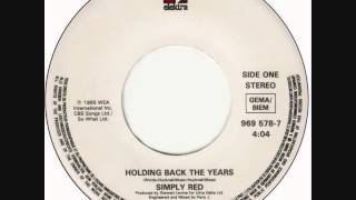 Simply Red  Holding Back The Years Dj quotSquot Rework [upl. by Giavani]