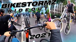 BIKESTORMZ 2021  The BIGGEST WHEELIE Rideout Of The YEAR [upl. by Anaillil218]