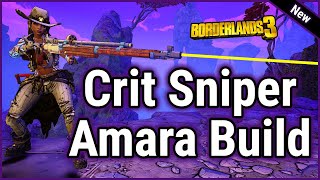 Crit Sniper Amara Build Updated  Save File  Mayhem 10  Borderlands 3 [upl. by Tnarb]