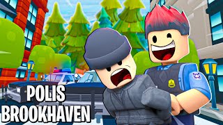 Aku Jadi Polis Brookhaven PART 1 Brookhaven 🏡RP Roblox Malaysia [upl. by Camilo]