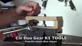 Clés à cliquet DUO GEAR de KS Tools  ZoneTravauxfr [upl. by Cinemod443]