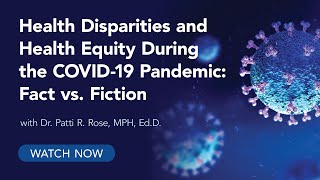 Health Disparities and Health Equity During COVID19 [upl. by Iah]