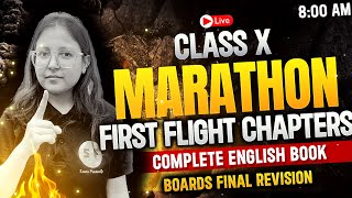 Complete First Flight Chapter Class 10th English 8080 Boards Exam 202324 with Deepika Maam [upl. by Areht]