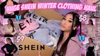 HUGE SHEIN WINTER TRY ON CLOTHING HAUL 2022  20 items  sets tops pants jumpsuits amp jackets [upl. by Inattyrb412]