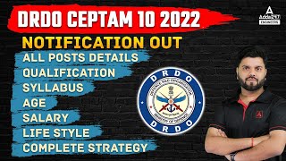 DRDO CEPTAM 10 RECRUITMENT 2022  DRDO Vacancy Syllabus Eligibility  Full Detailed Information [upl. by Llieno]