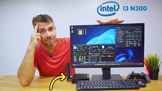 Intel I3 N300  Video and Gaming Performance Temperatures and Noise Tested 🔥 [upl. by Marder]