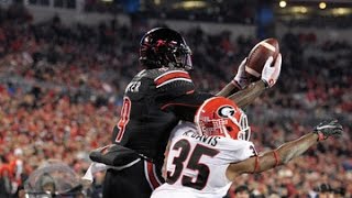 DeVante Parker Louisville vs Georgia 2014 [upl. by Akem328]