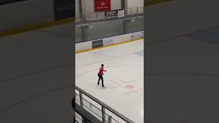 3 salchow 😱🎀💪🏼iceskating figureskate shorts [upl. by Akla]