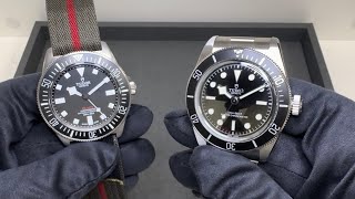 Tudor Pelagos FXD vs Black Bay 41 Monochrome [upl. by Enecnarf]