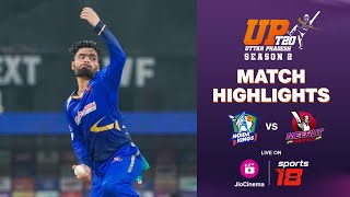 Noida Kings vs Meerut Mavericks  UPT20 Highlights  JioCinema amp Sports18 [upl. by Olfe]