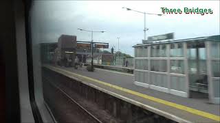 SouthernGatwick Express 387218 From Gatwick Airport to Brighton [upl. by Anerat]