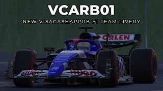 NEW VCARB01 F1 LIVERY FOR 2024😍Assetto Corsa MODS [upl. by Yeoj]